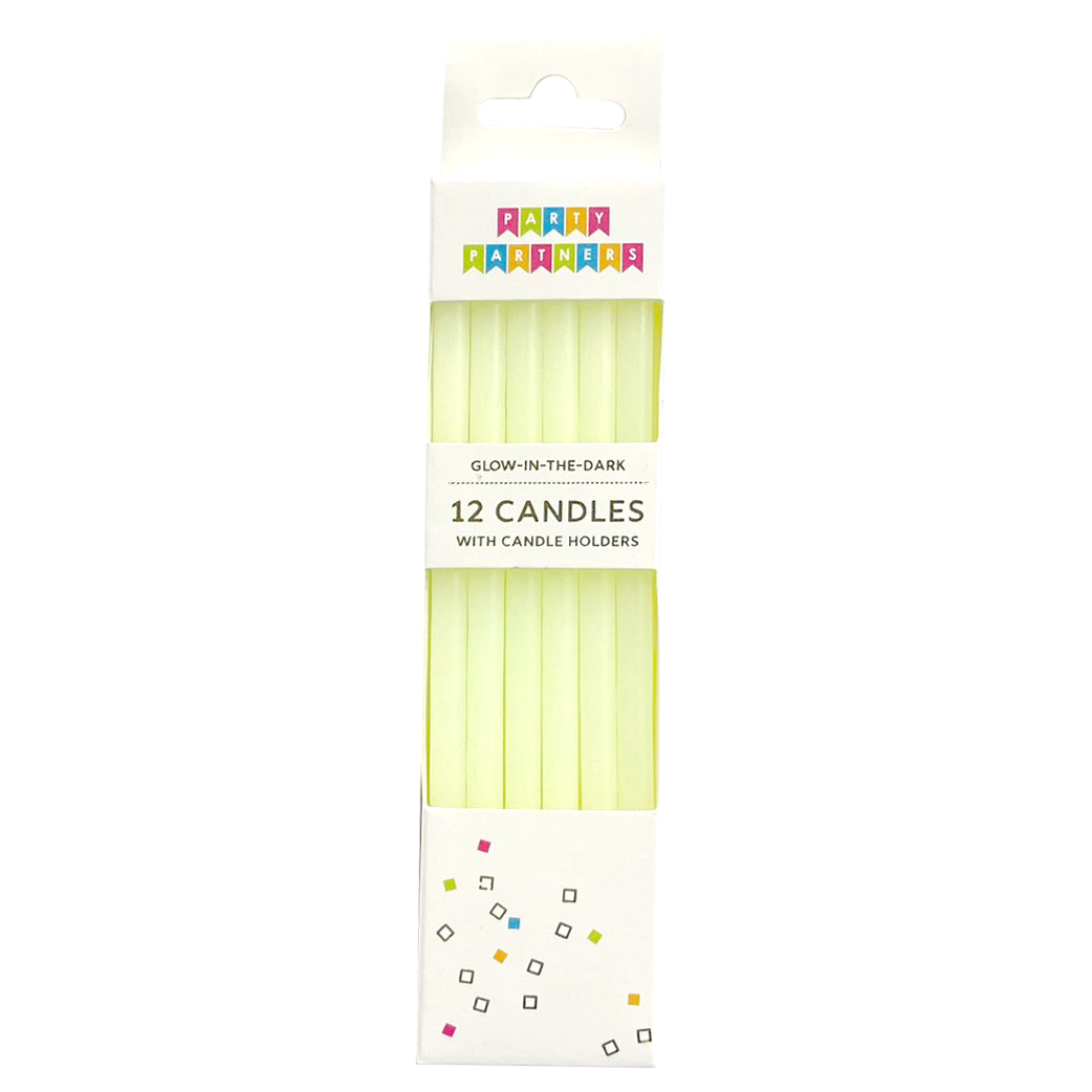 Candle Set - 12 Glow in the Dark